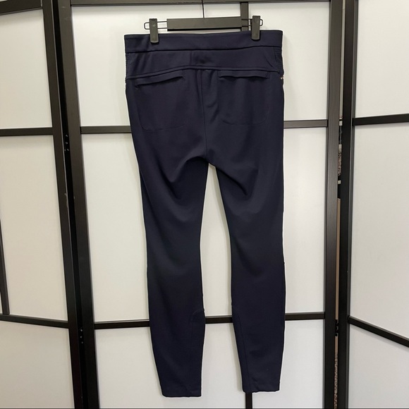 [10]✨NWOT✨Athleta | Ponte Moto Pant 2.0 | Navy Blue w/ Rose Gold Zippers - Picture 9 of 14
